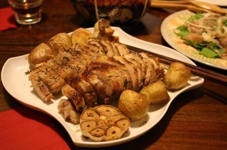 クリスマス・ディナー　ロースト・ポーク