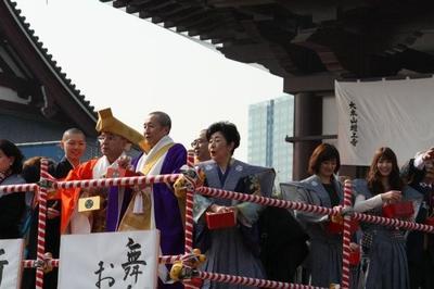 増上寺の豆まき