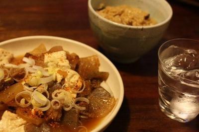 牛すじの煮込み