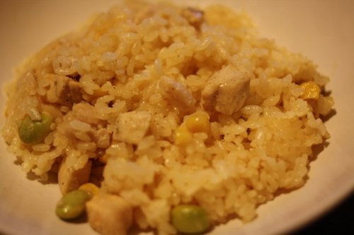 ためしてガッテン流のチキンピラフ