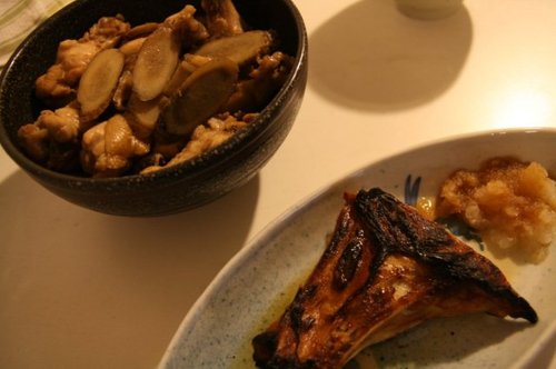 手羽元とごぼうの酢じょうゆ煮